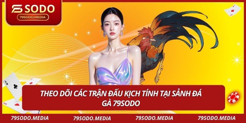 Theo dõi các trận đấu kịch tính tại sảnh đá gà 79sodo