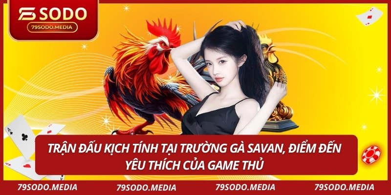 Trận đấu kịch tính tại trường gà Savan, điểm đến yêu thích của game thủ